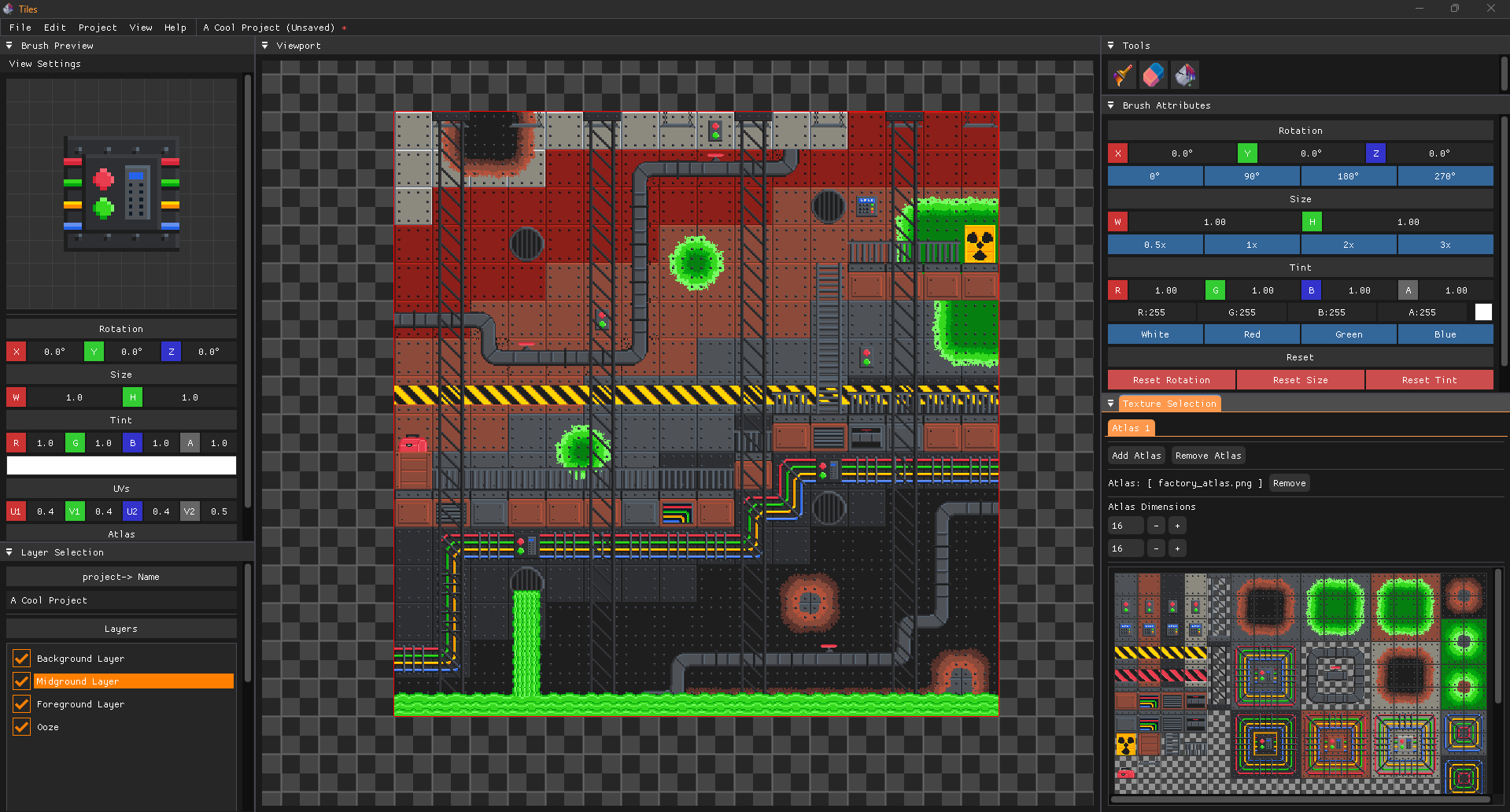 Tiles Main Interface